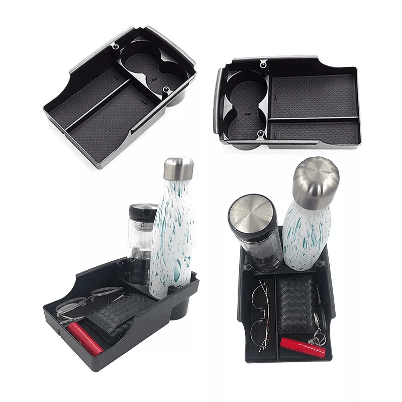 Model X/S Center Console Organizer with Cup Holder for Tesla(2016-2020)