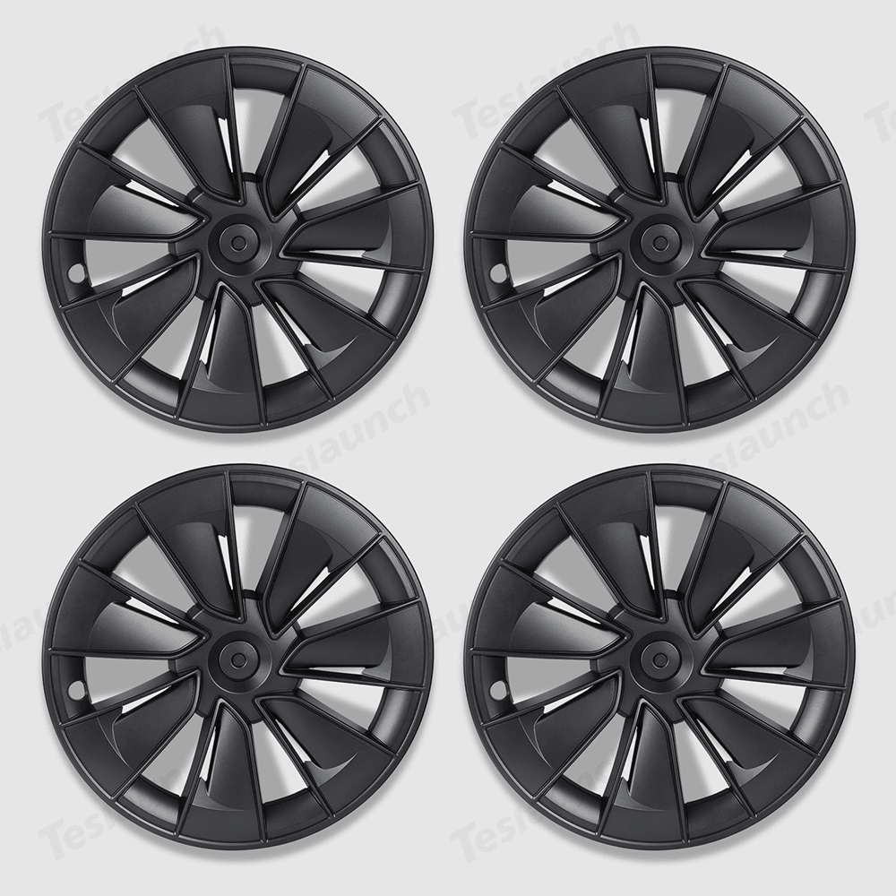 Model Y 19" Gemini Wheel Hubcaps (Set of 4) for Tesla Model Y - Inspired by Model 3 Highland Performance 20'' Forged Wheels