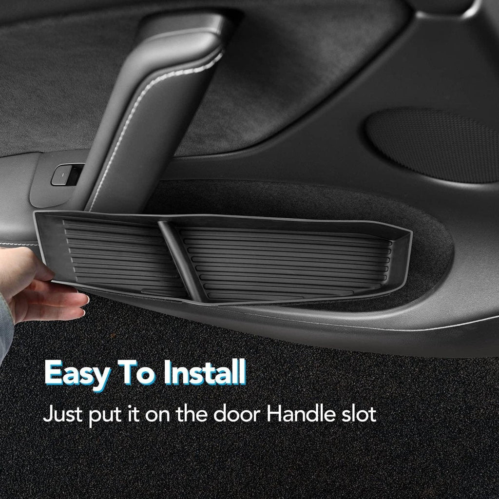 Model Y Door Side Storage Box Door Handle Organizer for Tesla(2021-2024)