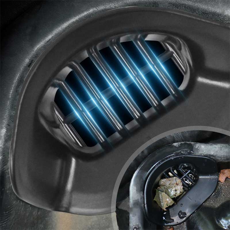 Model Y Engine Cabin Anti-Mud Cover for  Engine Hood Water Channel Anti-Clogging Net 2 PCS For Tesla(2020-2024)