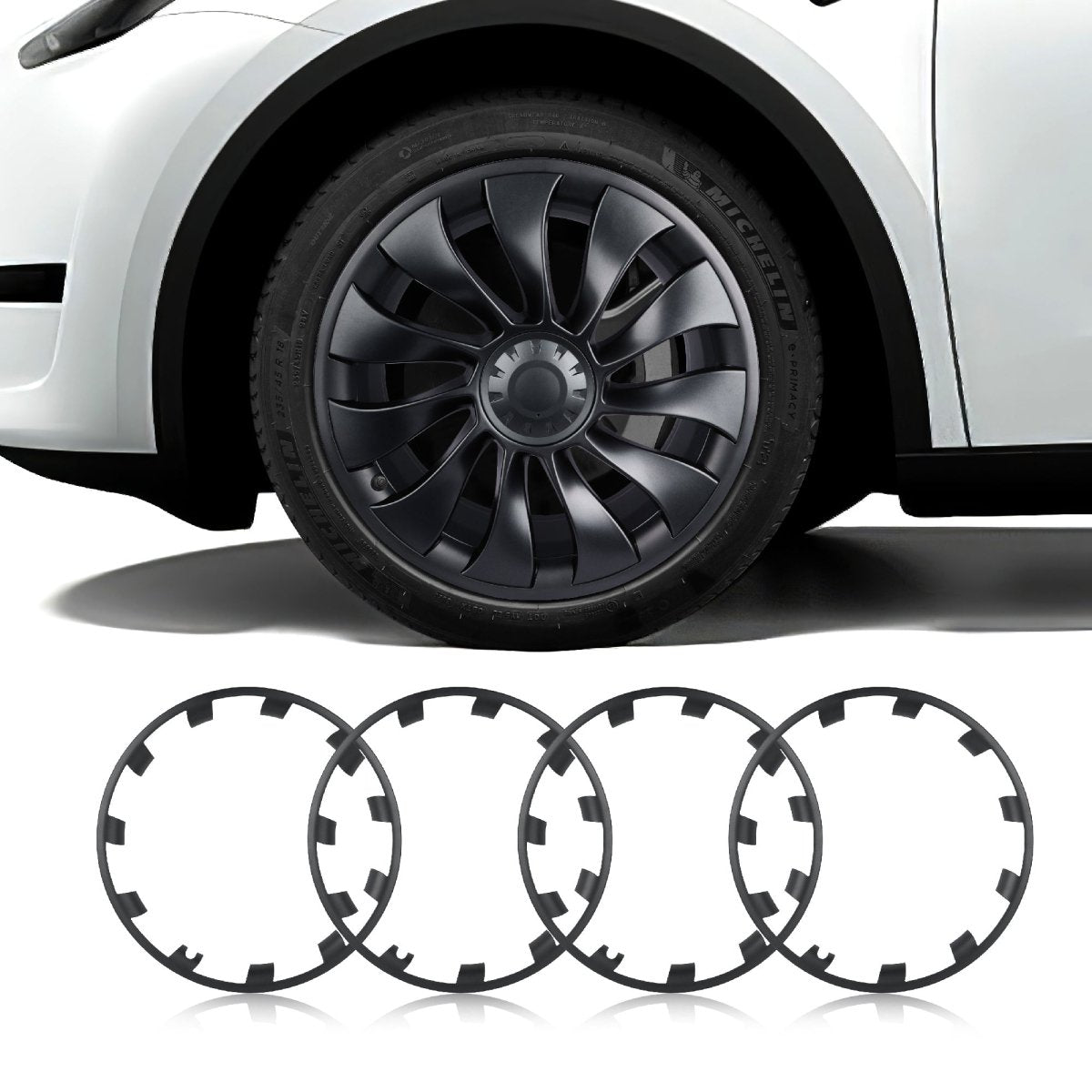 Model Y Rim Protector For 21'' Uberturbine and 20'' Induction Wheel Ultimate Protection Refreshed Wheels(4 Pack)