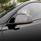 Model Y Side Door Mirror Cover (Carbon Fiber Pattern ABS) (1 pair) (2020-2024)
