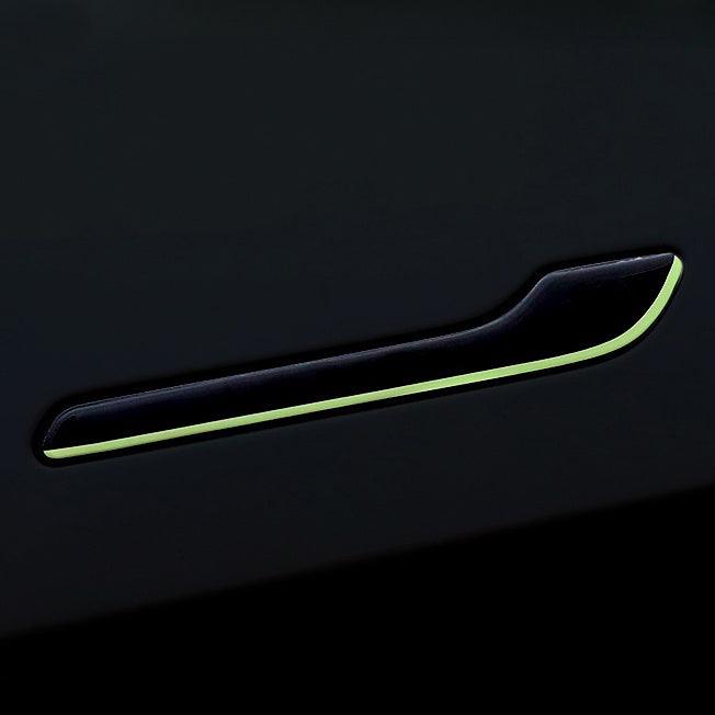 Model Y/3 Luminous Door Handle Protector Anti-Scratch Sticker Accessory Kit (4 Pcs) for Tesla(2017-2024)