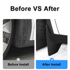 Model Y/3 OEM Mud Flaps Front Rear Mudguard Kit for Tesla- TPE No Drill Fender (2019-2024) (4 PCS)