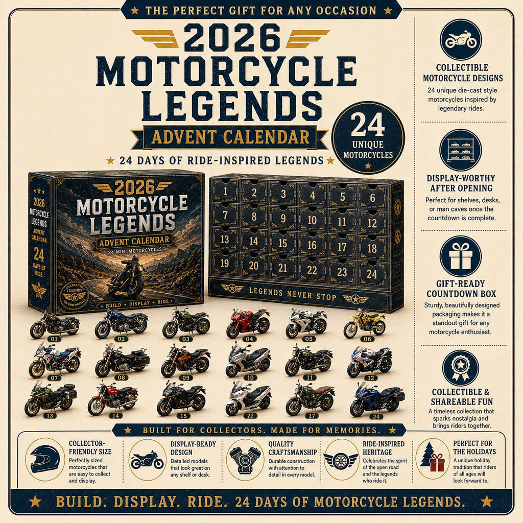 Motor Legends Advent Calendar 2026 - 24 Mini Motors