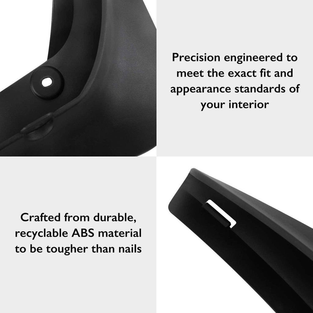 Mud Flaps Splash Guards For Tesla Model 3 Front Rear Mudguard Kit Molded Full Protection Auto Accessories (4 pcs) (2017-2023)