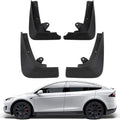 Mud Flaps Splash Guards For Tesla Model X (4 Pcs) (2015-2020)