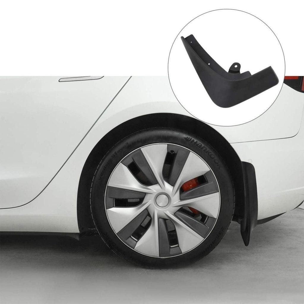 Mud Flaps Splash Guards For Tesla Model X (4 Pcs) (2015-2020)