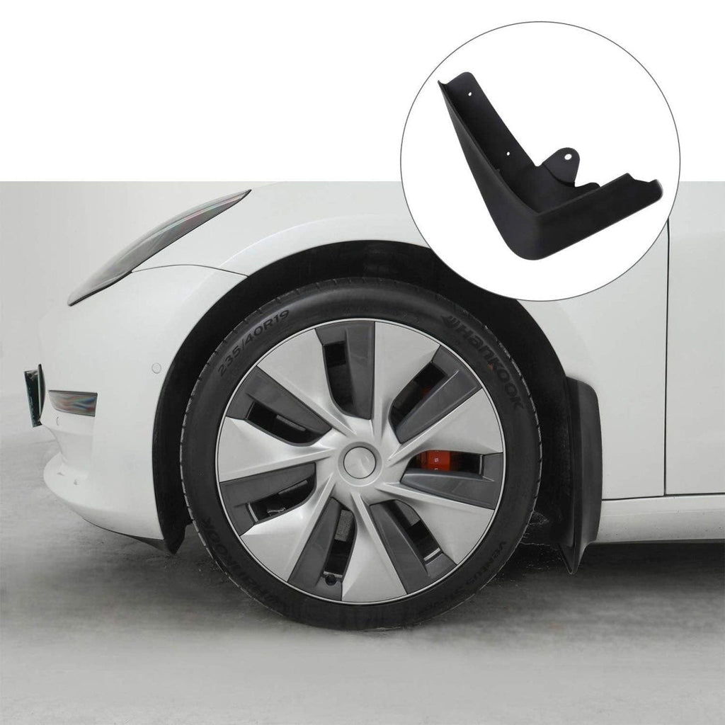 Mud Flaps Splash Guards For Tesla Model X (4 Pcs) (2015-2020)