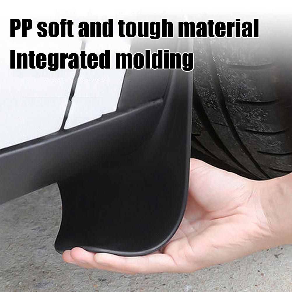Mud Flaps Splash Guards Front Rear Mudguard Kit, No Drill Fender(4 Pcs) for Tesla 2024+ Model 3 Highland