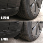 Mud Flaps Splash Guards Front Rear Mudguard Kit, No Drill Fender(4 Pcs) for Tesla 2024+ Model 3 Highland