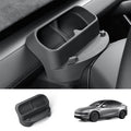 Multi-Function Steering Wheel Phone Mount & Glasses Holder for Tesla Model Y Juniper 2025+