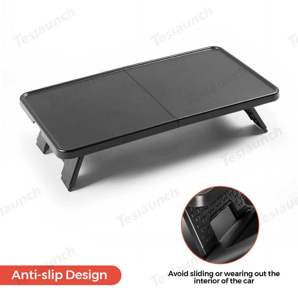 Multi-functional Foldable Desk – Center Console Mount for Tesla Model Y Juniper 2025+