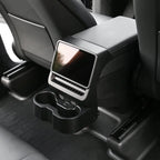Multi-Functional Foldable Rear Console Cup Holder for Tesla Model Y Juniper 2025+ / Model 3 Highland 2024+