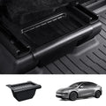 Multi-Functional Rear Flip-Top Trash & Storage Bin for Tesla Model Y Juniper 2025+