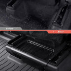 Multi-Functional Rear Flip-Top Trash & Storage Bin for Tesla Model Y Juniper 2025+
