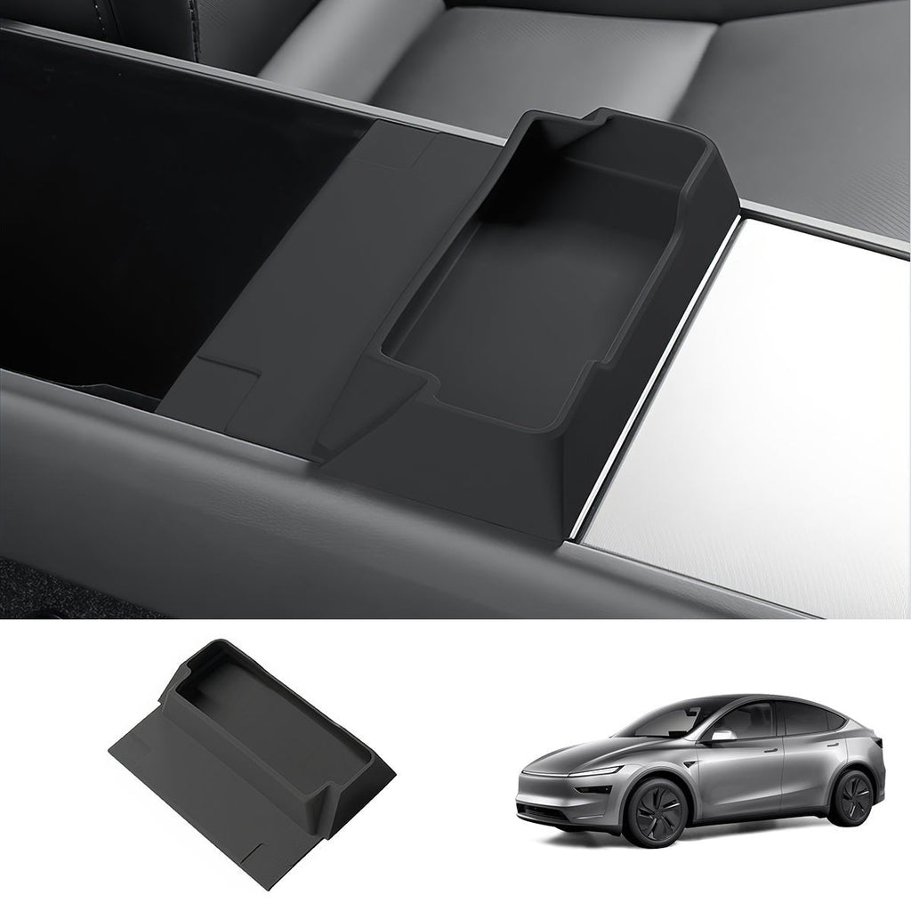 Multi-Functional Silicone Center Console Glasses Tray for Tesla Model Y Juniper 2025+