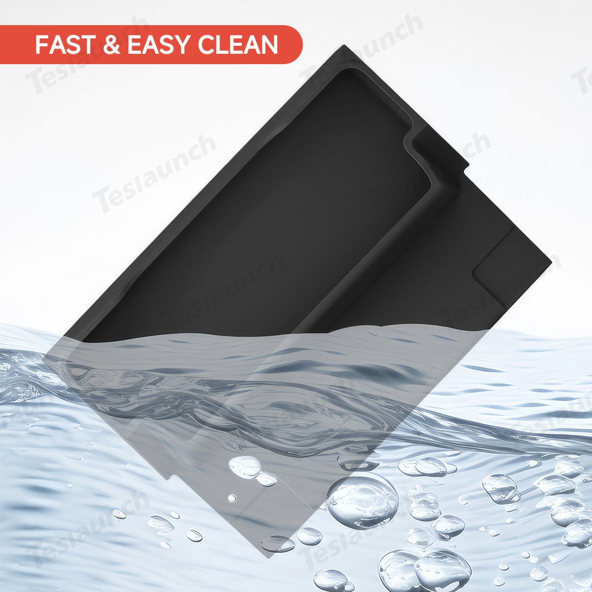 Multi-Functional Silicone Center Console Glasses Tray for Tesla Model Y Juniper 2025+