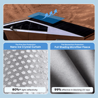 Nano Ice Crystal Glass Roof Sunshade for Cybertruck