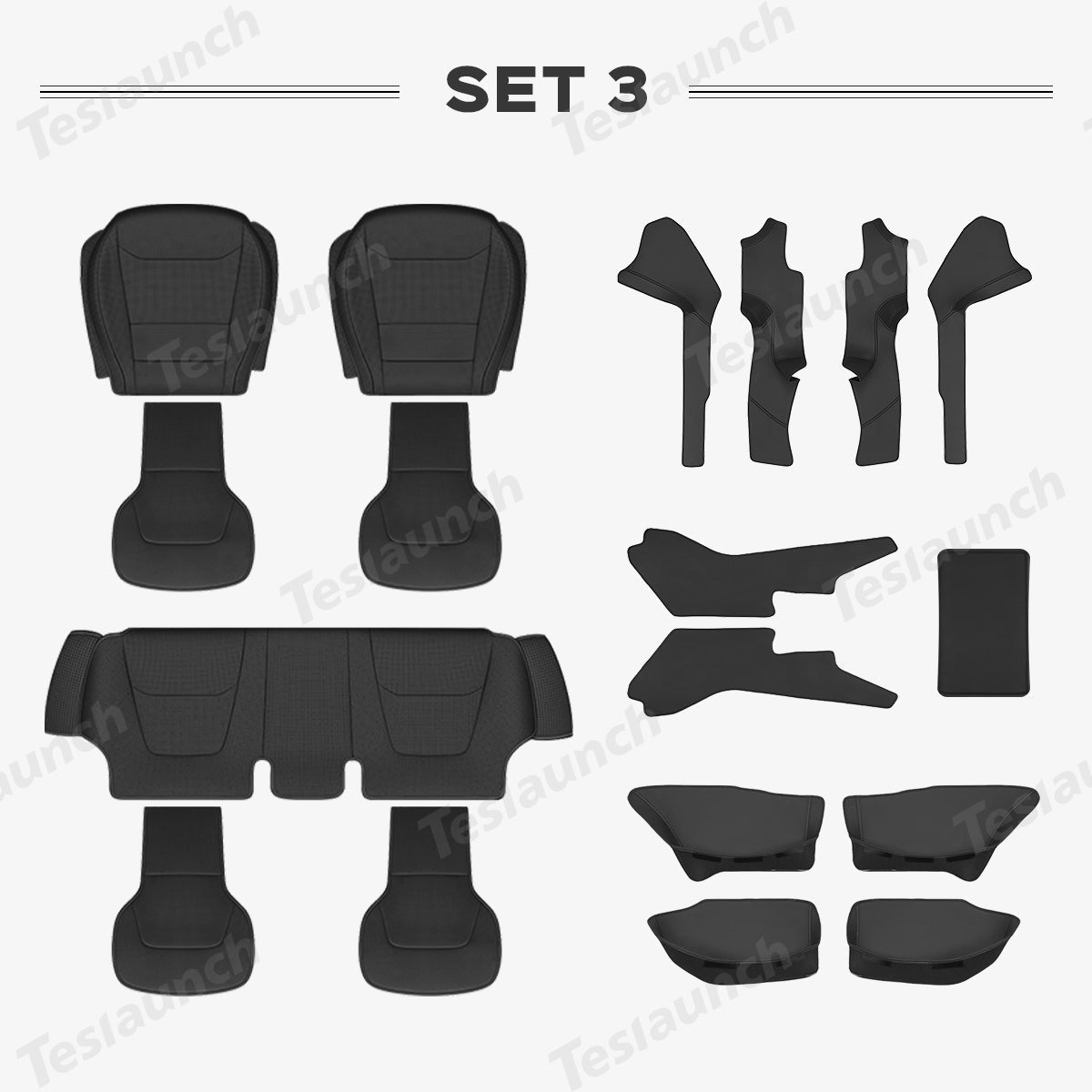 Napa Leather All-Around Interior Protection Kit for Tesla Model Y Juniper 2025+
