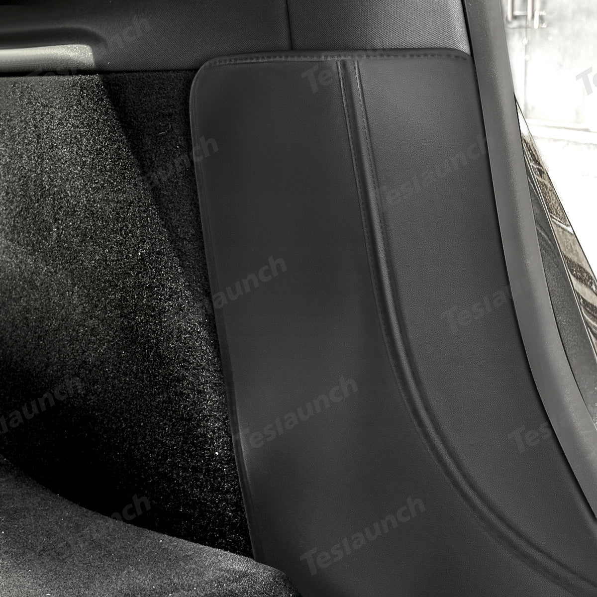 Napa Leather C-Pillar Protectors – Premium Protection for Tesla Model Y Juniper 2025+