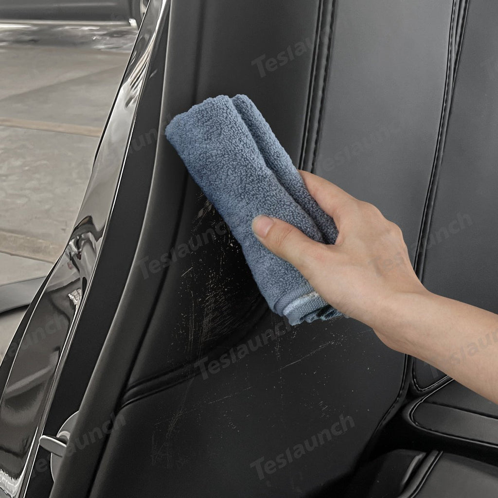 Napa Leather C-Pillar Protectors – Premium Protection for Tesla Model Y Juniper 2025+