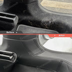 Napa Leather Door Sill Protectors 4-Piece Set – Full Coverage for Tesla Model Y Juniper 2025+