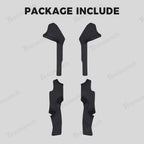Napa Leather Door Sill Protectors 4-Piece Set – Full Coverage for Tesla Model Y Juniper 2025+