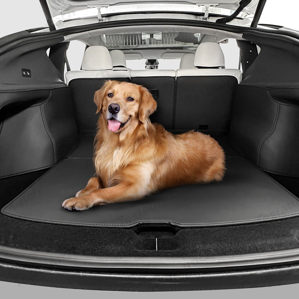 Napa Leather Rear Trunk Mat – Durable Protection for Tesla Model Y Juniper 2025+