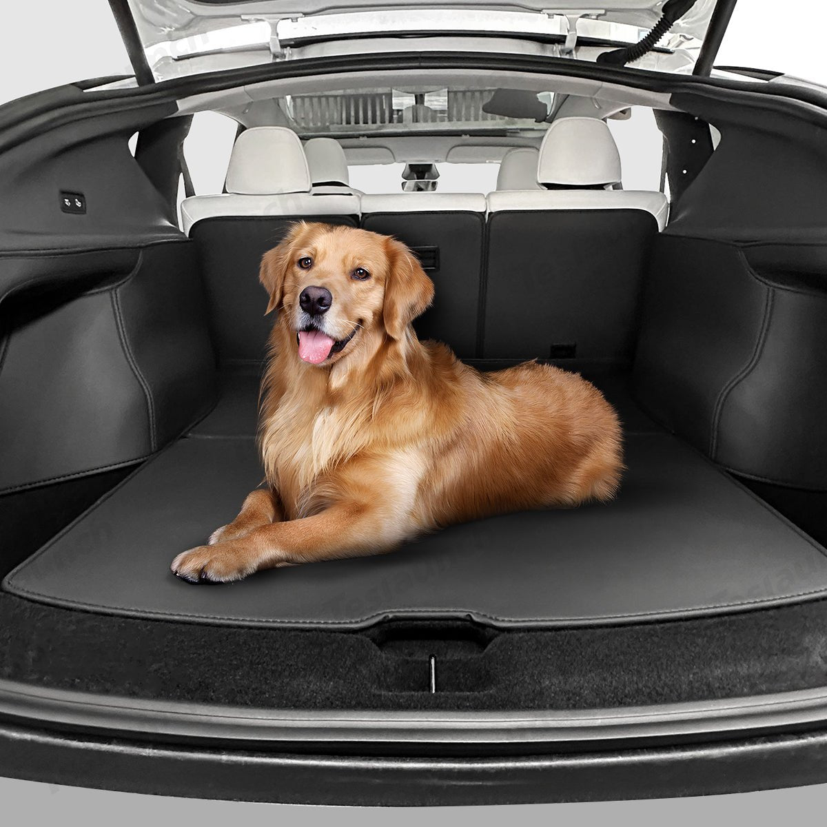 Napa Leather Rear Trunk Mat – Durable Protection for Tesla Model Y Juniper 2025+
