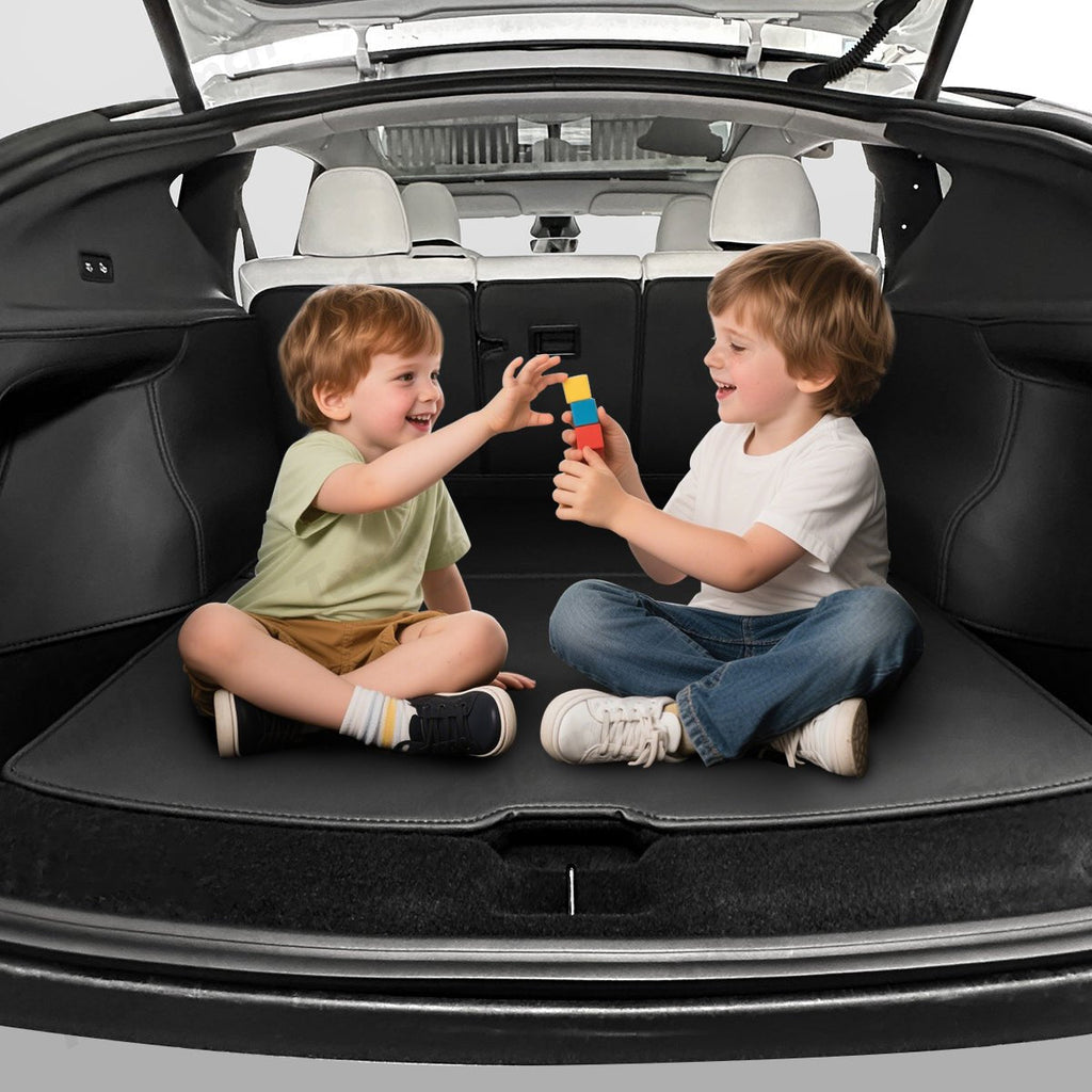 Napa Leather Rear Trunk Mat – Durable Protection for Tesla Model Y Juniper 2025+