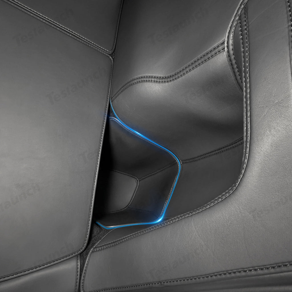 Napa Leather Rear Trunk Side Shields – Long-Lasting Protection 2-Piece Set for Tesla Model Y Juniper 2025+