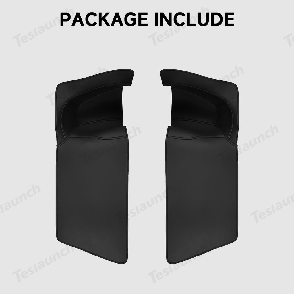 Napa Leather Rear Trunk Side Shields – Long-Lasting Protection 2-Piece Set for Tesla Model Y Juniper 2025+