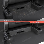 Napa Leather Seat Bottom Corner Covers – 3-Piece Protection Set for Tesla Model Y Juniper 2025+