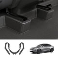 Napa Leather Seat Bottom Corner Covers – 3-Piece Protection Set for Tesla Model Y Juniper 2025+