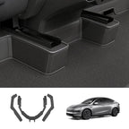 Napa Leather Seat Bottom Corner Covers – 3-Piece Protection Set for Tesla Model Y Juniper 2025+