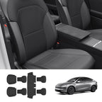 Napa Leather Seat Cushion Set – All-Season Ventilated Comfort for Tesla Model Y Juniper 2025+ (7-Piece Set)