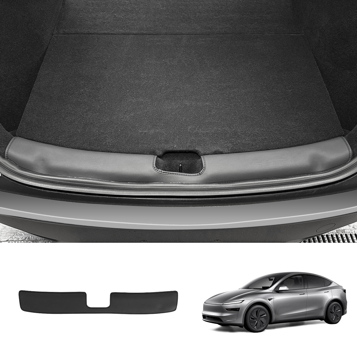 Napa Leather Trunk Sill Guard – Premium Protection for Tesla Model Y Juniper 2025+