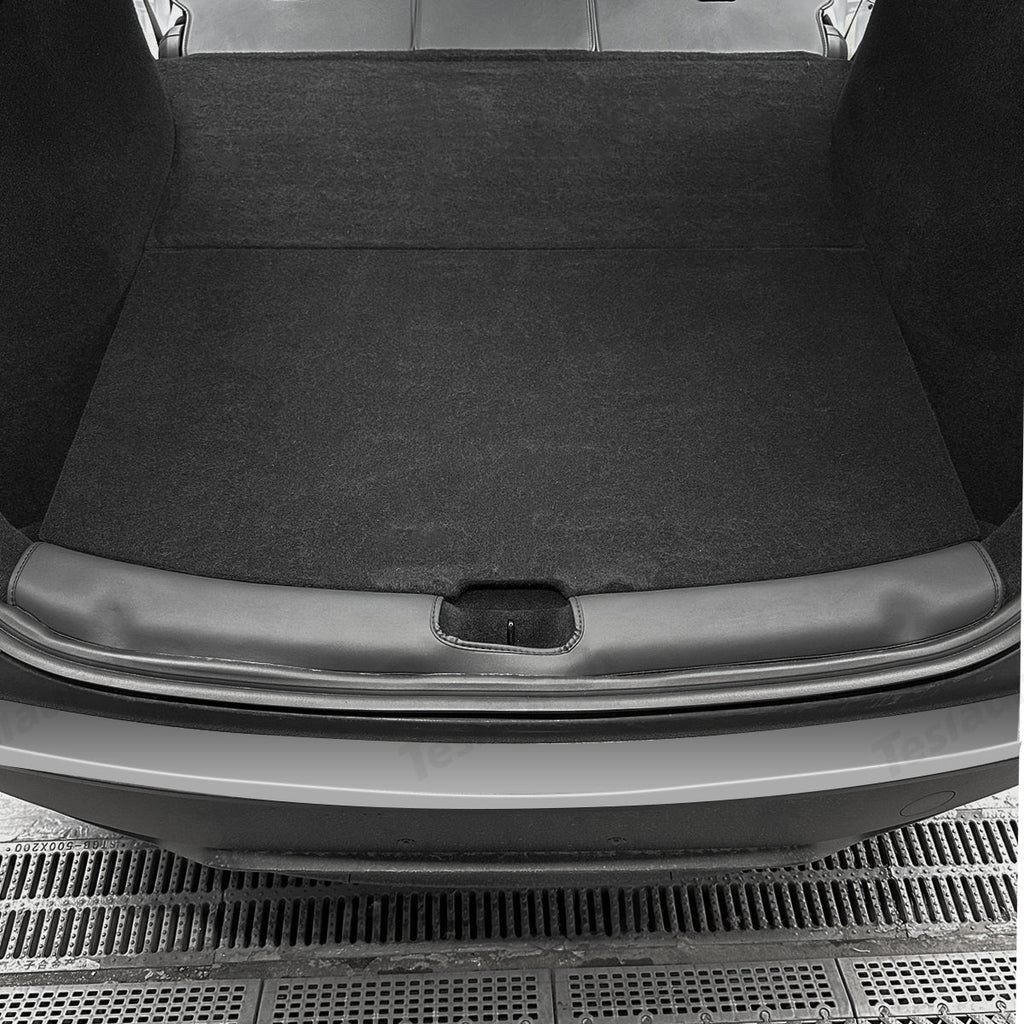 Napa Leather Trunk Sill Guard – Premium Protection for Tesla Model Y Juniper 2025+