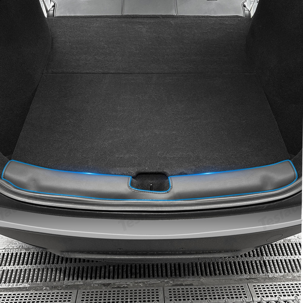 Napa Leather Trunk Sill Guard – Premium Protection for Tesla Model Y Juniper 2025+