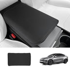 Nappa Leather Center Console Armrest Cover – Stylish Protection for Tesla Model Y Juniper 2025+