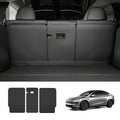 Nappa Leather Rear Seat Back Protector for Tesla Model Y Juniper 2025+