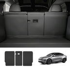 Nappa Leather Rear Seat Back Protector for Tesla Model Y Juniper 2025+