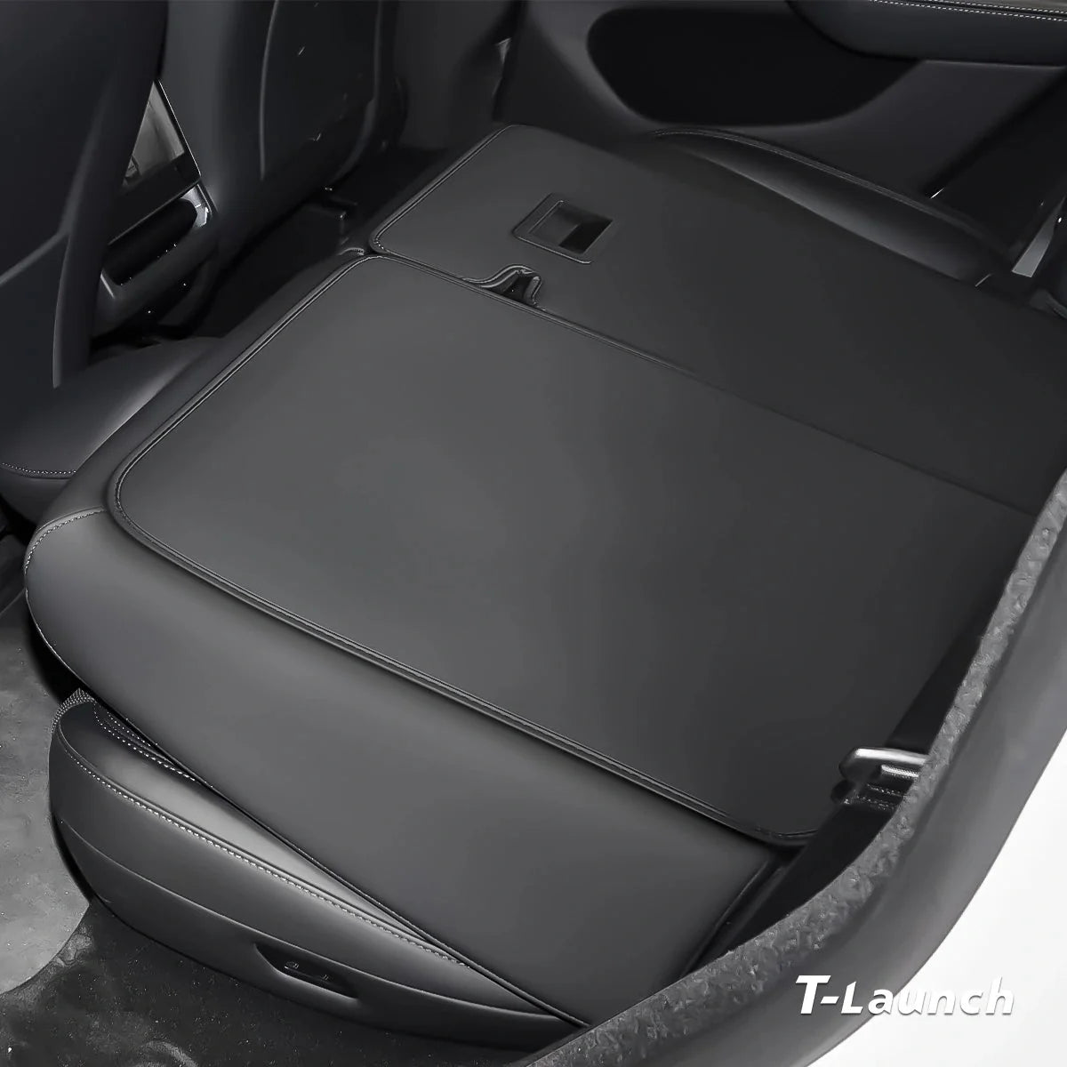 Nappa Leather Rear Seat Back Protector for Tesla Model Y Juniper 2025+