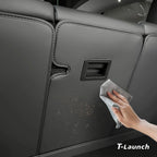 Nappa Leather Rear Seat Back Protector for Tesla Model Y Juniper 2025+