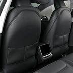 Nappa Leather Seat Back Kick Protector for Tesla Model Y Juniper 2025+ / Model 3 Highland 2024+