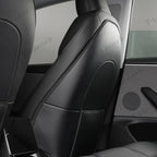 Nappa Leather Seat Back Kick Protector for Tesla Model Y Juniper 2025+ / Model 3 Highland 2024+