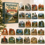 National Parks Advent Calendar 2026 - 24 National Parks Christmas Ornaments
