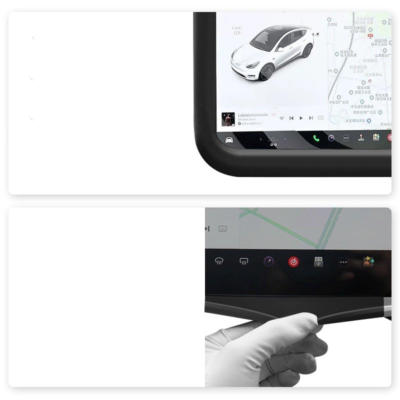 Navigation Plaid Screen Protector Cover for Tesla Model 3/Y
