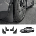 No-Drill Front & Rear Fender Mud Flaps for Tesla Model Y Juniper 2025+（4 PCS）
